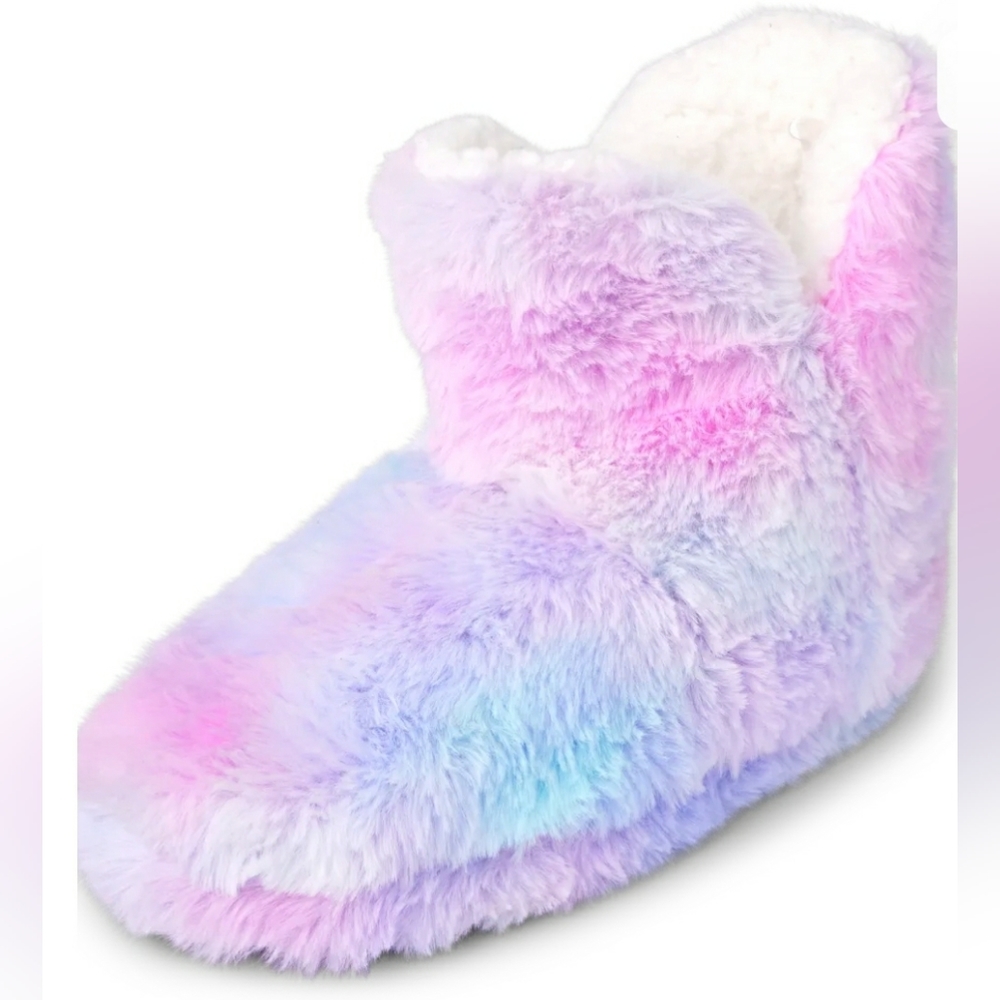 Girls Tie Dye Slippers - Multi Clr
